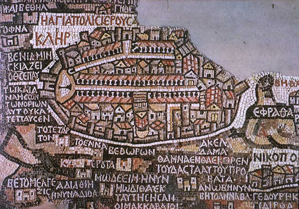 Madaba mosaic map, Jordan