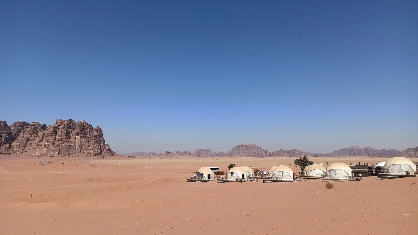 Wadi Rum desert camp, Jordan